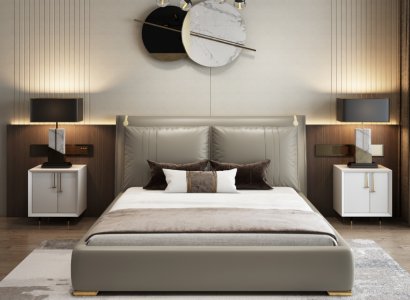 Modern Bedroom Bed Luxury Double 180x200 Furniture Beds Furnishings